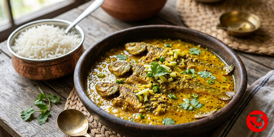 কাঁচা আম কাসুন্দি পাবদা