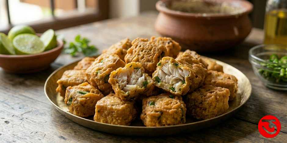 ভেটকি মাছের পকোড়া